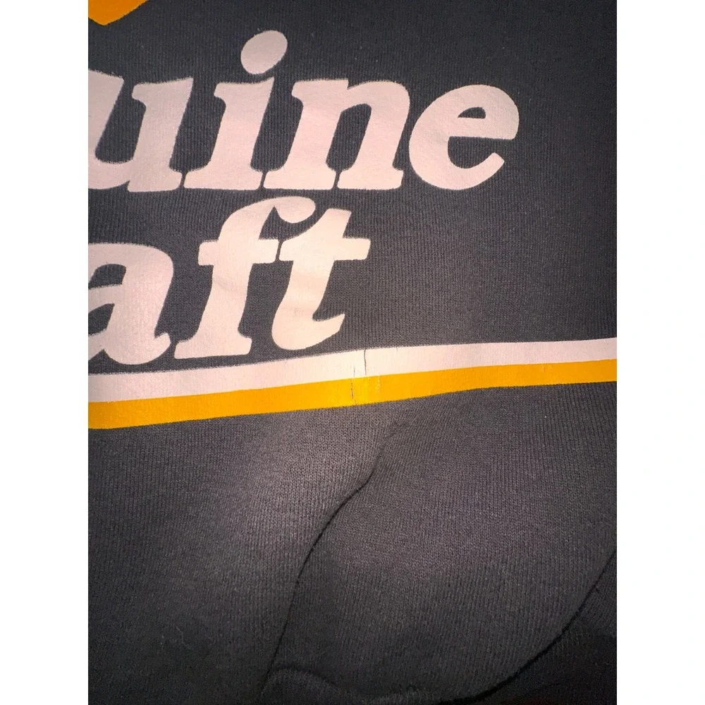 Vintage Miller Genuine Draft Rusty Wallace NASCAR Racing Sweatshirt Black